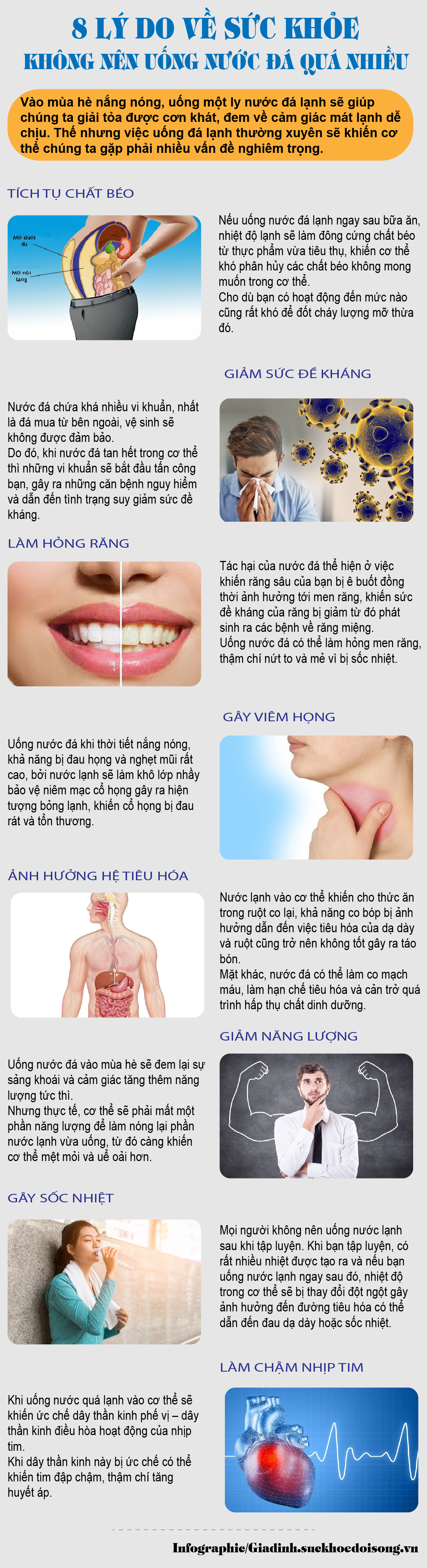 8 lý do về sức khỏe để bạn nên hạn chế uống nước đá trong mùa hè oi nóng - 1