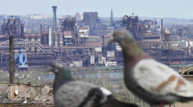 Quang cảnh nhà máy Azovstal ở Mariupol. Ảnh: Sputnik