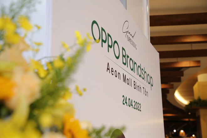 OPPO Experience Store thứ 15 chính thức khai trương tại Aeon Mall Bình Tân (TP.HCM) vào ngày chủ nhật 24/4