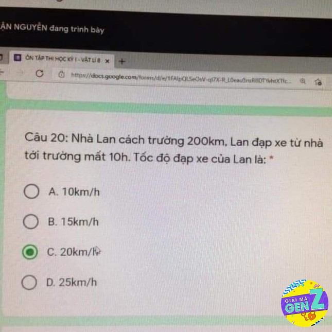 Đề thi "Lan đột biến" khiến Gen Z cạn lời: Đáp án thì đúng nhưng logic nó lạ lắm! - 1