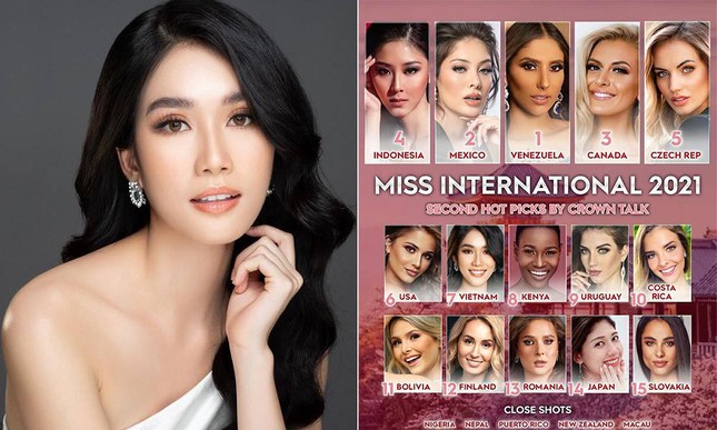 Runner-up Phuong Anh is expected to be in the top 10 at Miss International 2022 - 2