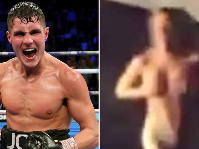 Thể thao - Người đẹp khỏa thân "làm loạn" trận Boxing, được võ sĩ tặng quà đặc biệt