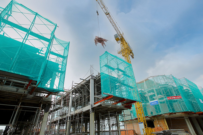 West Market Lạc Tấn đang triển khai xây dựng tới tầng 3 của toàn bộ shophouse