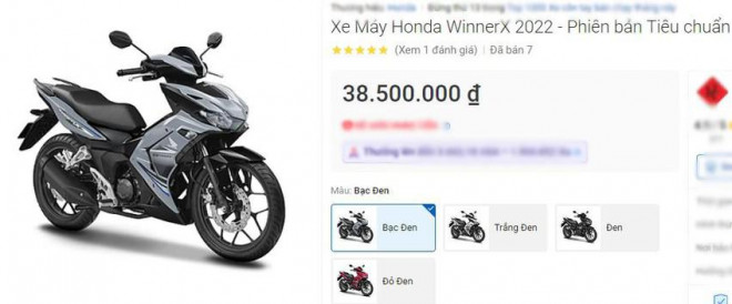 Honda Winner X bất ngờ giảm giá chỉ từ 38,5 triệu đồng - 1