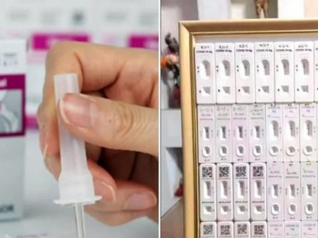 Bạn trẻ - Cuộc sống - Anh chàng người Thái Lan đóng khung 39 khay test nhanh thành “tác phẩm nghệ thuật”