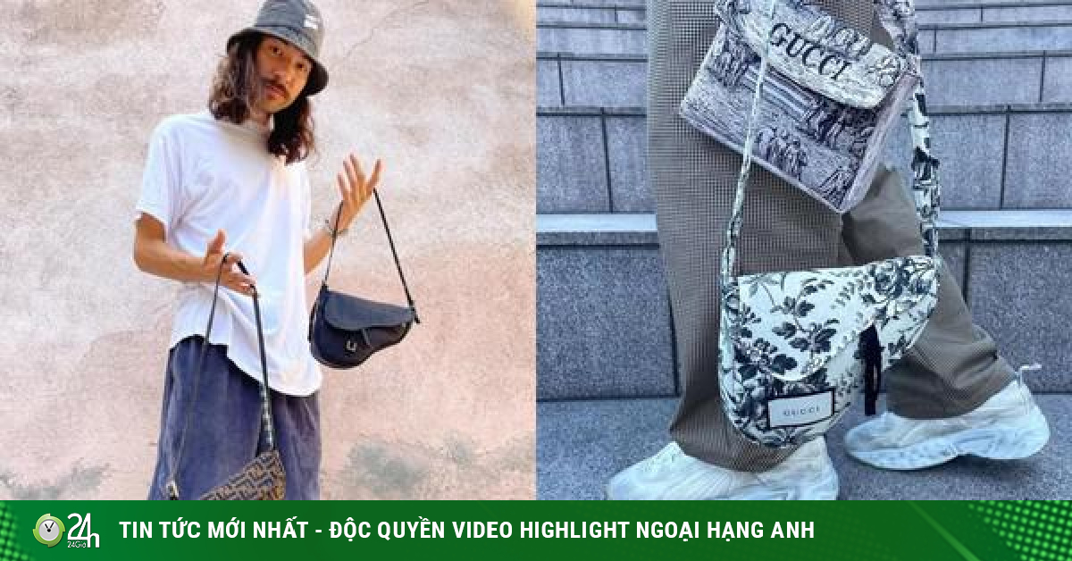 The guy who has the ability to turn an old brand bag into a trendy item-Fashion