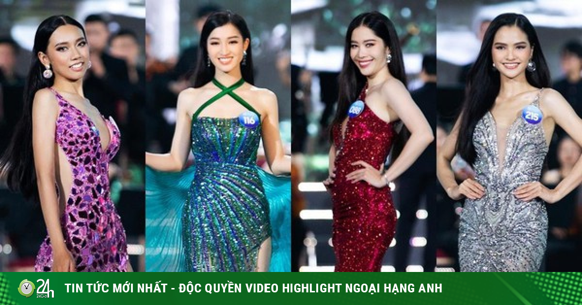 Gorgeous evening gowns of the 10 most appreciated beauties at Top 38-Fashion