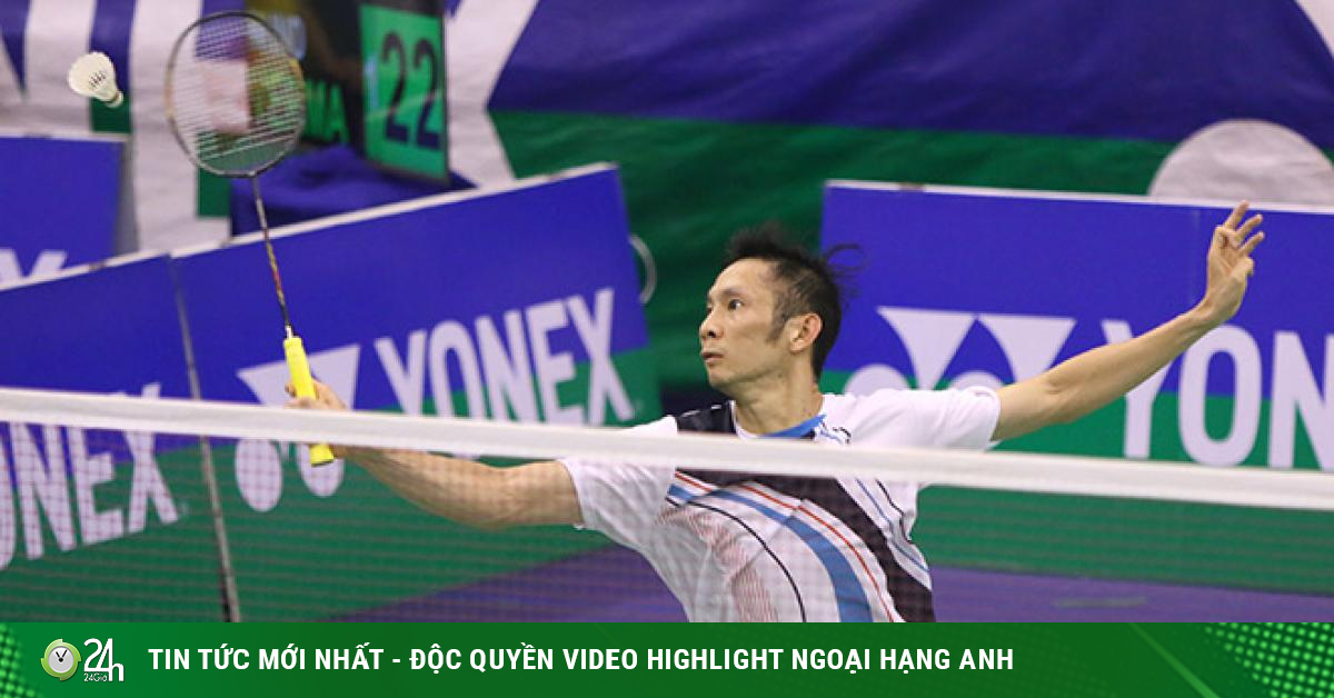 Tien Minh defeated his opponent more than 32 levels of the Asian badminton tournament, No. 1 Momota lost pain
