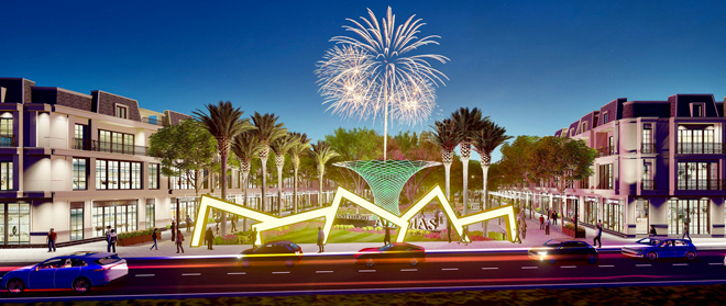 Quảng trường Adamas – biểu tượng mới thắp sáng Lộc Ninh