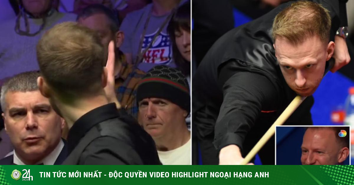Stunned: The former world champion “blinded” the referee moved the billiard position