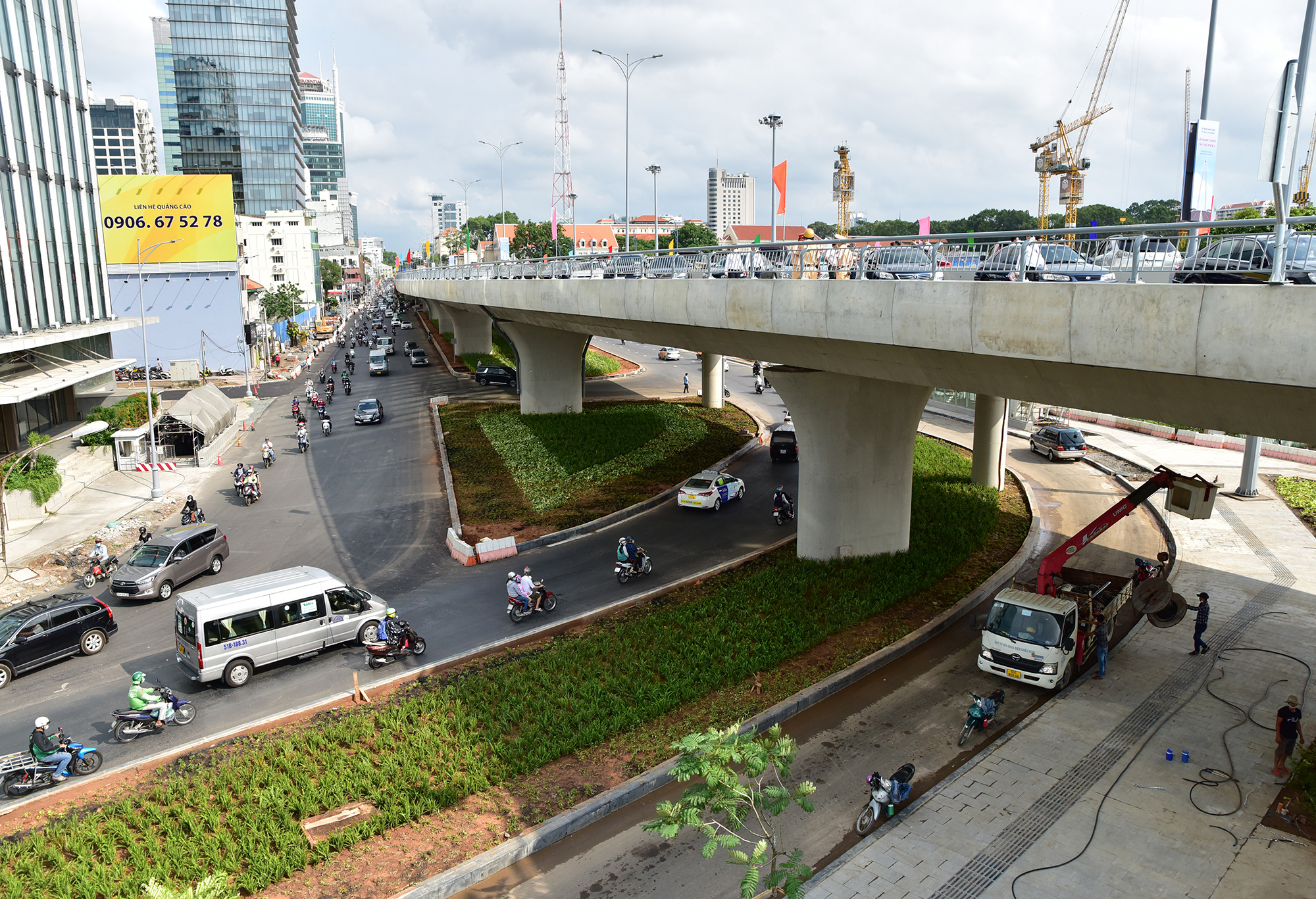 The bridge has the architecture "unique"  Crossing the Saigon River is officially open to traffic - 6