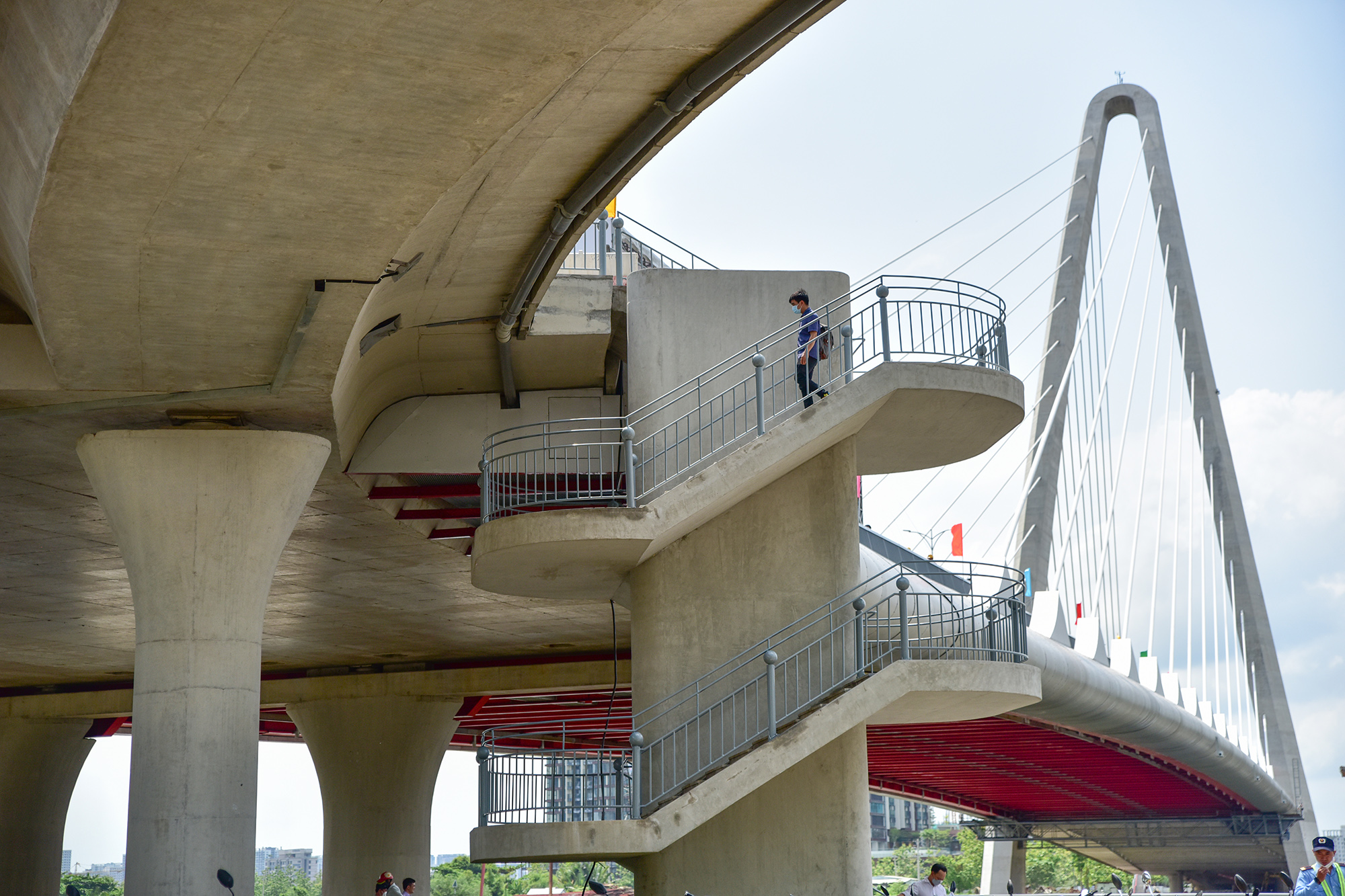 The bridge has the architecture "unique"  Crossing the Saigon River is officially open to traffic - 8