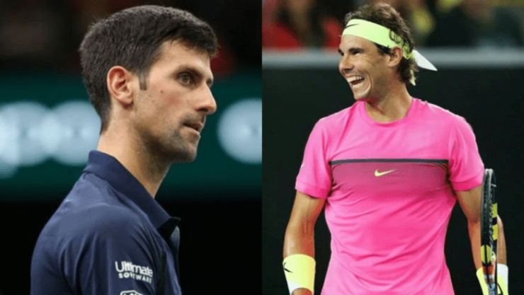 Djokovic không phải trở ngại lớn nhất với Nadal (áo hồng) trên con đường chinh phục Madrid Open thứ 6