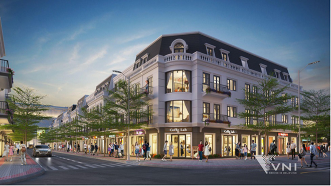 Các căn shophouse tại Vincom Shophouse Royal Park có thiết kế “2 trong 1”, mang lại giá trị kép cho nhà đầu tư