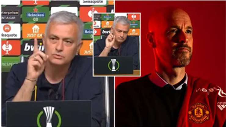 Mourinho nói đúng 7 từ khuyên Ten Hag sau khi cập bến MU - 1