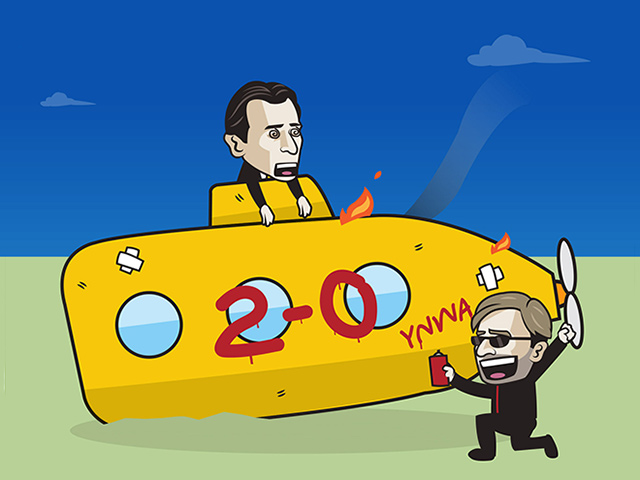 Tranh vui - Ảnh chế: Liverpool "bắn hạ" Tàu ngầm vàng, đặt một chân vào chung kết C1