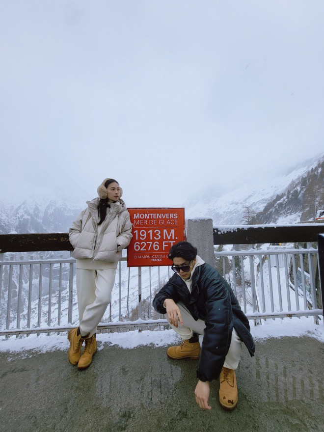 Ngô Thanh Vân và chồng sắp cưới check in ở độ cao hơn 1.900 m.