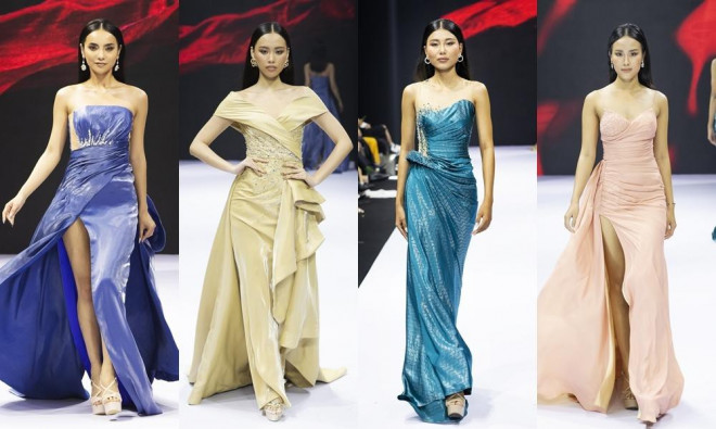 Looking at the Miss Universe Vietnam 2022 contestants showing off their prom dresses, who is the sexiest?  - 5