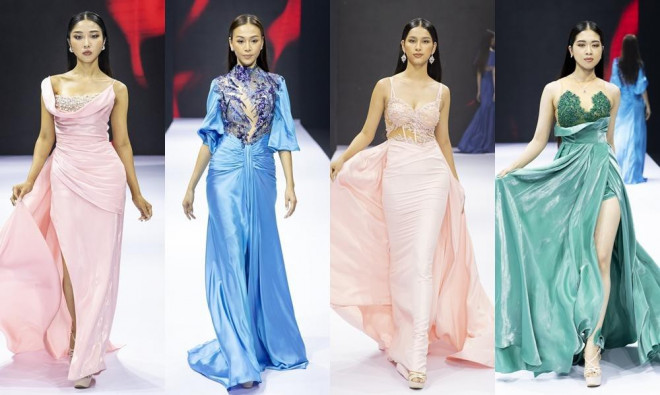 Looking at the Miss Universe Vietnam 2022 contestants showing off their prom dresses, who is the sexiest?  - 4