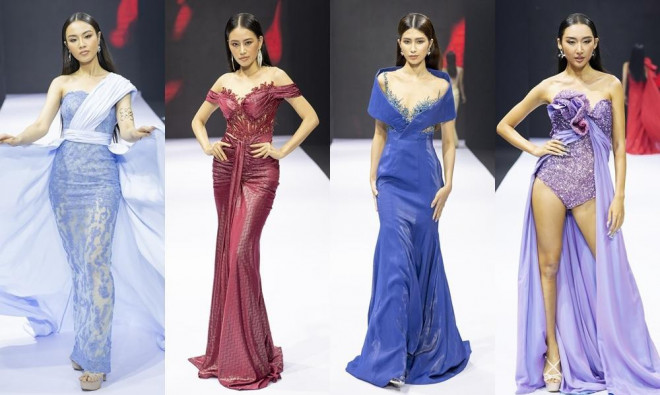 Looking at the Miss Universe Vietnam 2022 contestants showing off their prom dresses, who is the sexiest?  - first