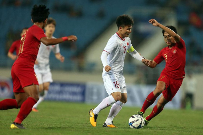 U-23 Việt Nam hai lần thắng Indonesia ở vòng bảng và chung kết SEA Games 30. Ảnh: ANH PHƯƠNG