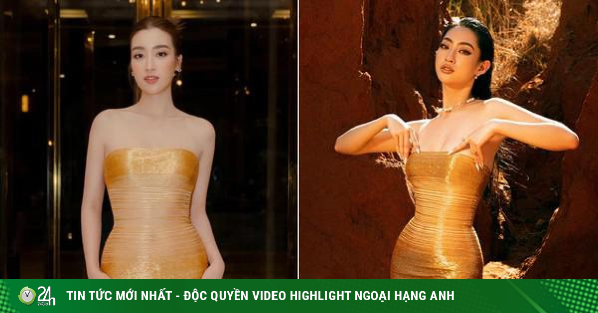 Wearing a tight yellow dress, Do My Linh-Luong Thuy Linh shows off her sexy ‘hourglass’ body-Fashion