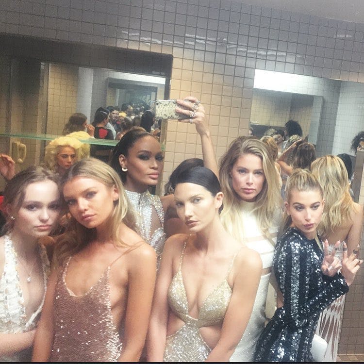 Inside the bathroom of the annual Met Gala fashion super party?  - 14