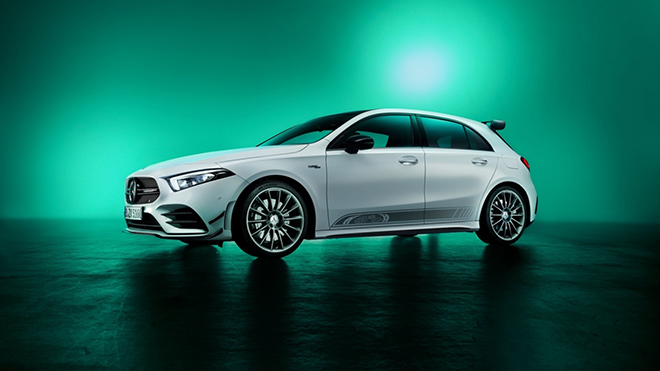 Bộ đôi Mercedes-AMG A 35 và CLA 35 bản kỷ niệm 55 năm trình làng - 4