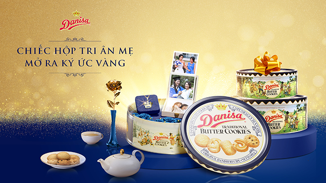 “Chiếc Hộp Tri Ân Mẹ - Mở ra ký ức vàng” của Danisa sẽ món quà tặng mẹ đầy ý nghĩa nhân Ngày của Mẹ năm nay.