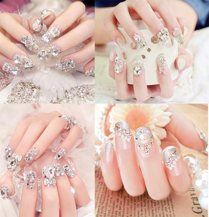 Tổng hợp 30 mẫu trang trí nail cô dâu đẹp không nên bỏ qua