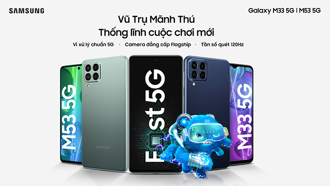 Galaxy M53 5G được giới thiệu chính thức tại Việt Nam.