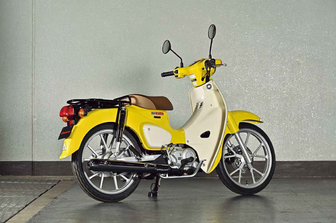 Đẹp phát mê huyền thoại Honda Super Cub bản màu vàng mới đét - 4