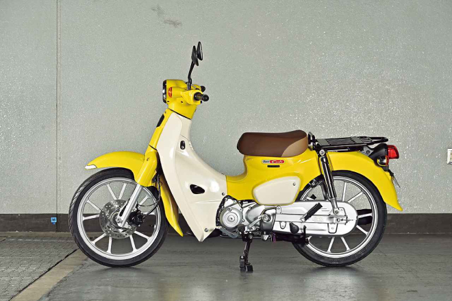 Đẹp phát mê huyền thoại Honda Super Cub bản màu vàng mới đét - 5