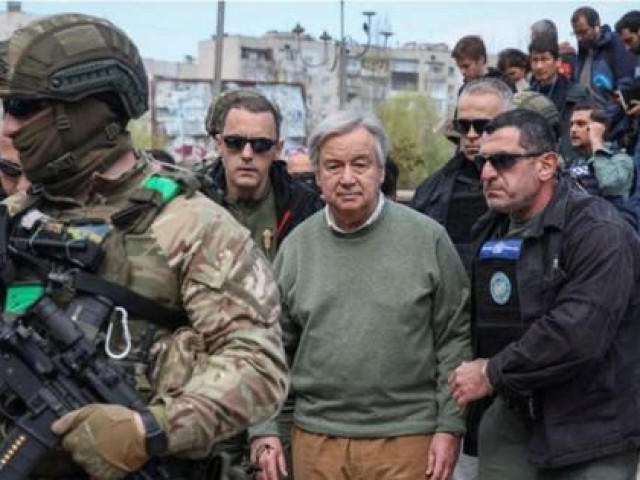 Thế giới - LHQ nói gì vụ Nga nã tên lửa Kiev trong lúc Tổng Thư ký Guterres đến thăm?