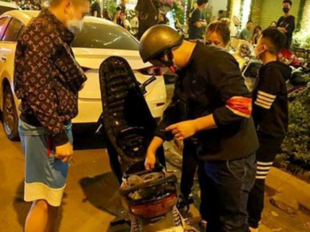 Pháp luật - Tạm giữ 15 “tổ lái” lạng lách, đánh võng quanh khu vực địa bàn phố đi bộ
