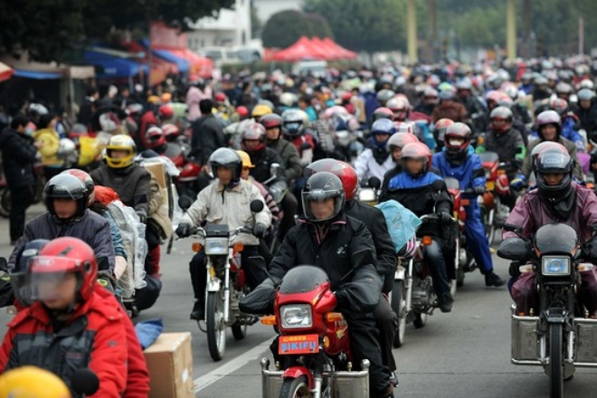 Những tác động trái chiều từ việc cấm xe máy vào nội đô ở Trung Quốc - 1