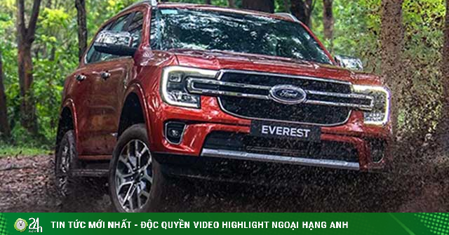The new generation Ford Everest using a V6 engine will not return to Vietnam