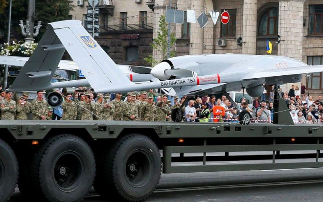 UAV Bayraktar-TB2 của Ukraine. Ảnh: Getty Images