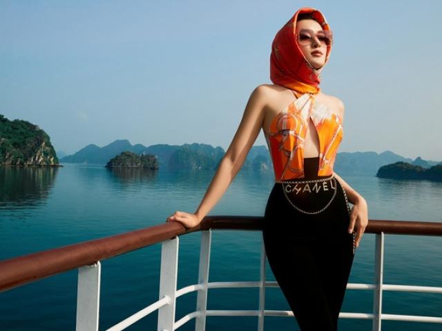 Đời sống Showbiz - “Đệ nhất mỹ nhân Việt" hoá quý cô Châu Âu trên du thuyền 5 sao