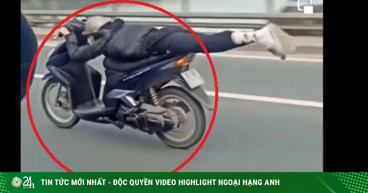 “The driver” is shocking, lying face down on the saddle of a motorbike is still flying like flying-Media