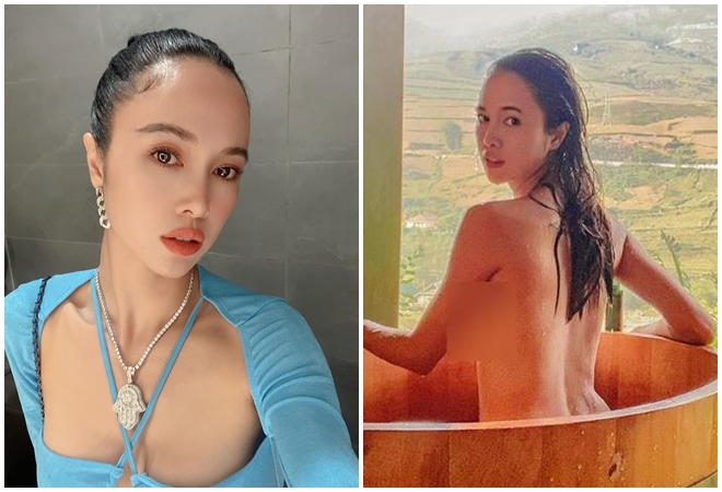 "Hot girl sống ở lâu đài 80 tỷ" khoe ảnh tắm ngoài trời có bạo hơn loạt mỹ nhân này - 9