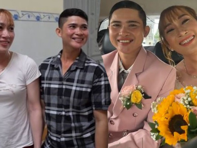 Bạn trẻ - Cuộc sống - Đám cưới lạ nhất Việt Nam, chú rể mang bầu 3 tháng, bật khóc khoe vợ: "Em ơi anh có thai!"