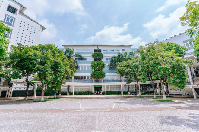 Trường học với mật độ cây xanh chiếm 70% tổng diện tích