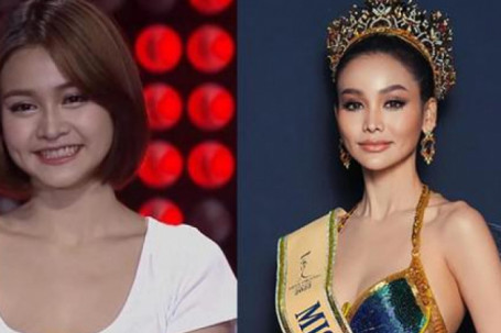 Nhan sắc trước khi phẫu thuật thẩm mỹ của tân Hoa hậu Hòa bình Thái Lan làm fan ngỡ ngàng