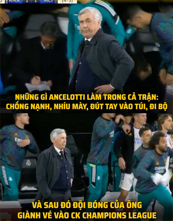 Ông cũng chưa hiểu sao đội bóng của mình lại vào chung kết C1.