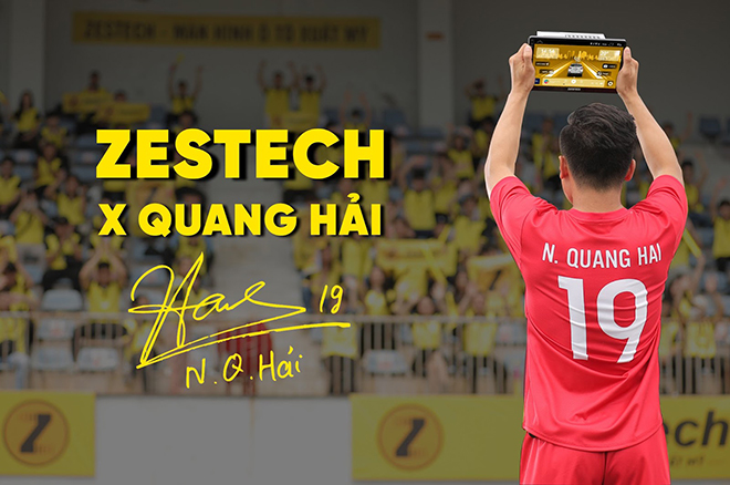 Cầu thủ Quang Hải chính thức trở thành đại sứ thương hiệu màn hình ô tô Zestech - 3