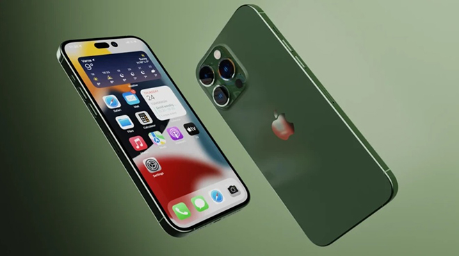 Ảnh concept&nbsp;iPhone 14 Pro.