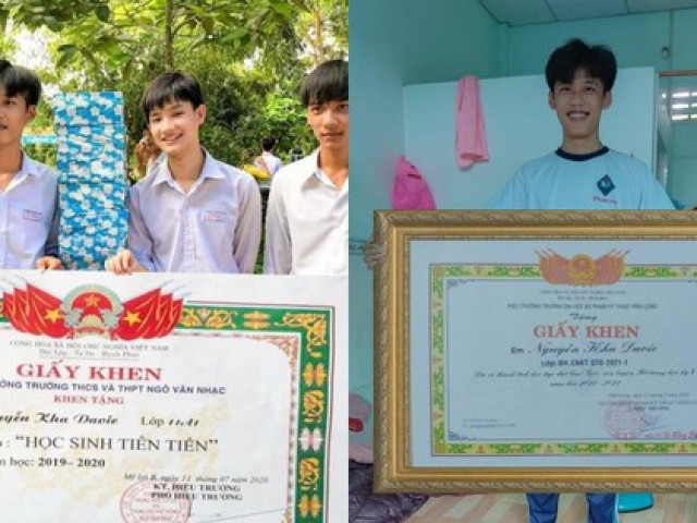 Giáo dục - du học - Nam sinh sở hữu tấm bằng khen "khổng lồ", nhưng cái tên mới khiến dân mạng chú ý hơn cả