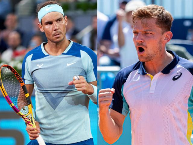 Video tennis Nadal - Goffin: Tie-break ”thót tim”, kịch tính hơn 3 tiếng (Vòng 3 Madrid Open)