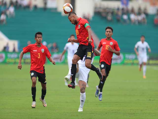 Video bóng đá U23 Philippines - U23 Timor Leste: Không chiến thành bàn, lợi thế quan trọng (SEA Games 31)